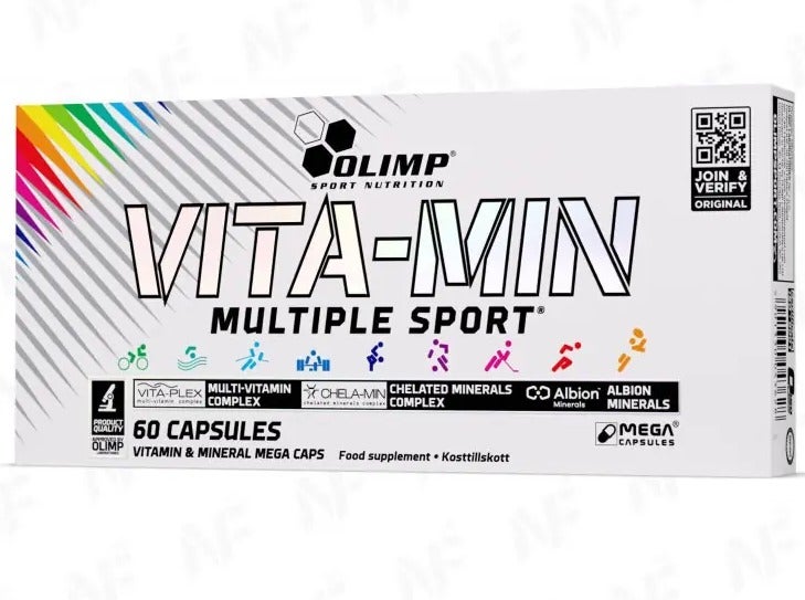 Sport Nutrition Vita-Min Multiple Sport, 60 Capsules – Daily Multivitamin & Mineral Complex for Active Lifestyle